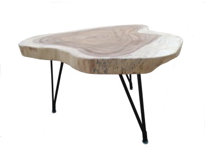 Table with iron legs